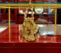 Golden Globe Wrist Pouch Design