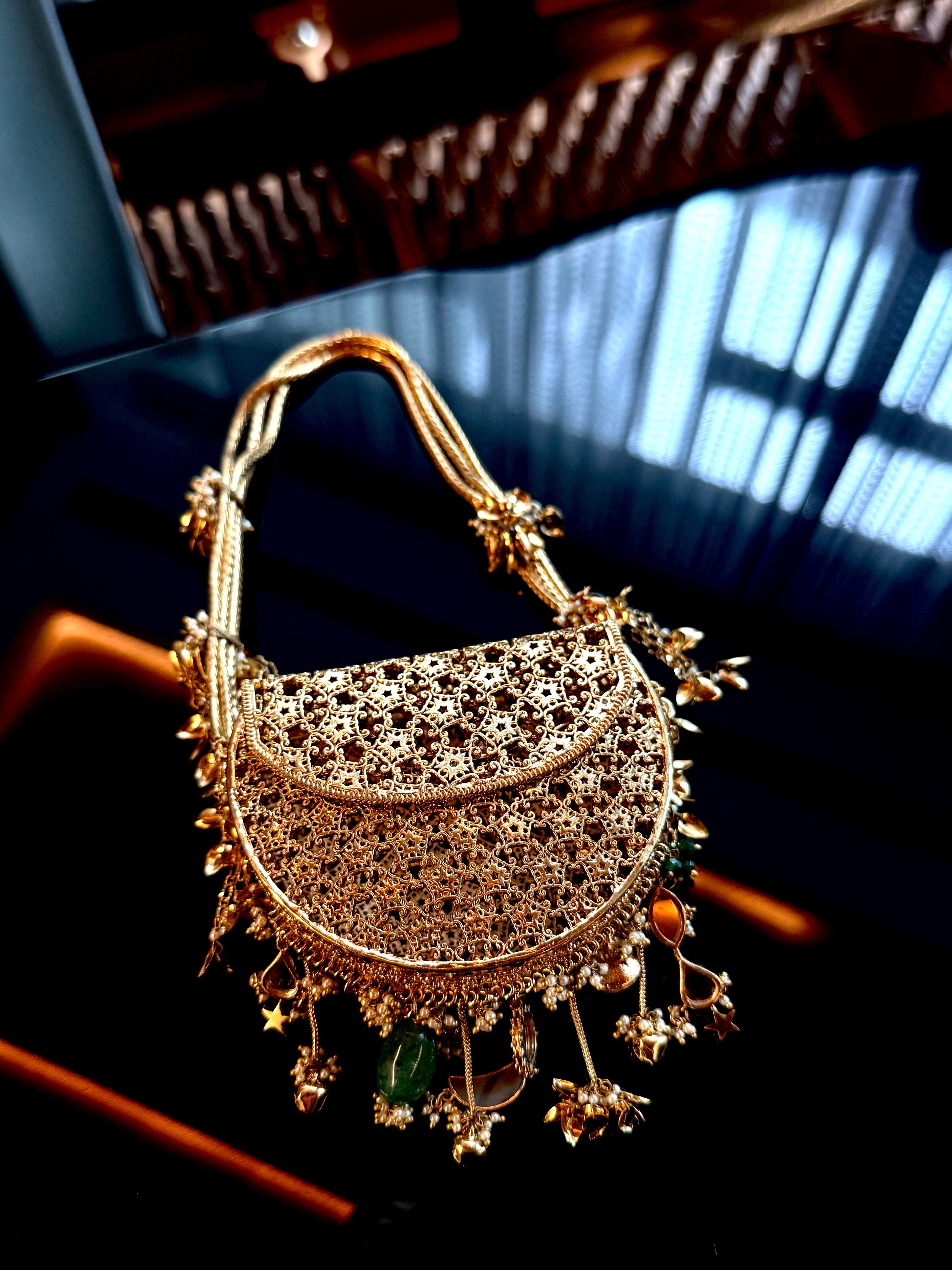 Golden Cage Wristbag