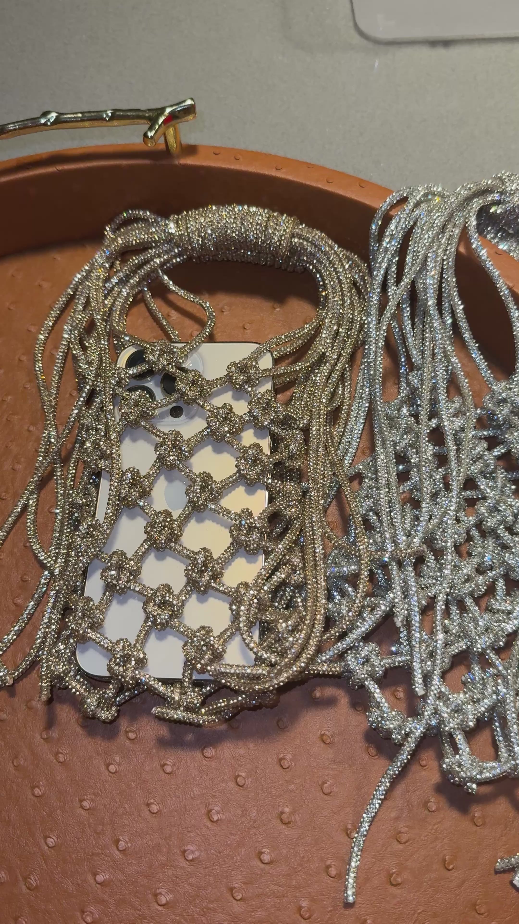 Super Sparkling Phone Wristbag